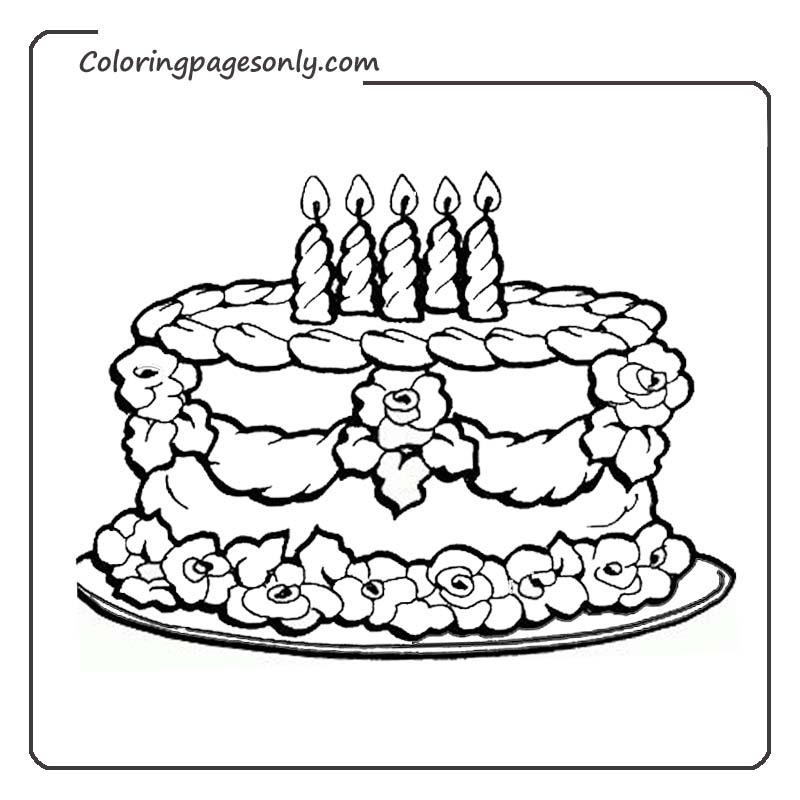 Food coloring pages 1