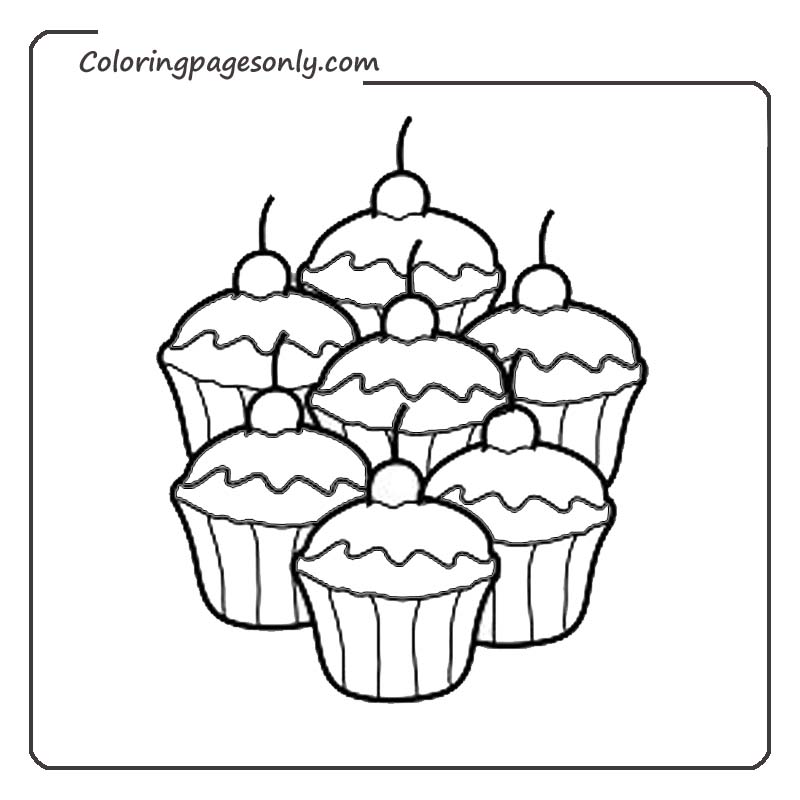 Food coloring pages 4