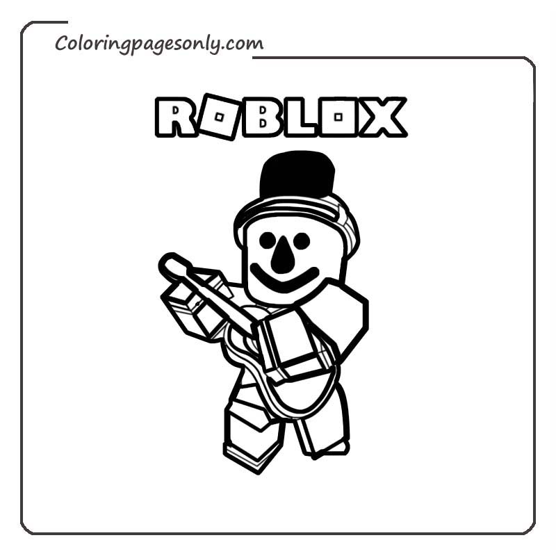 Roblox coloring pages 5