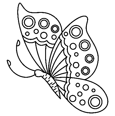Adorable Butterfly Coloring Pages