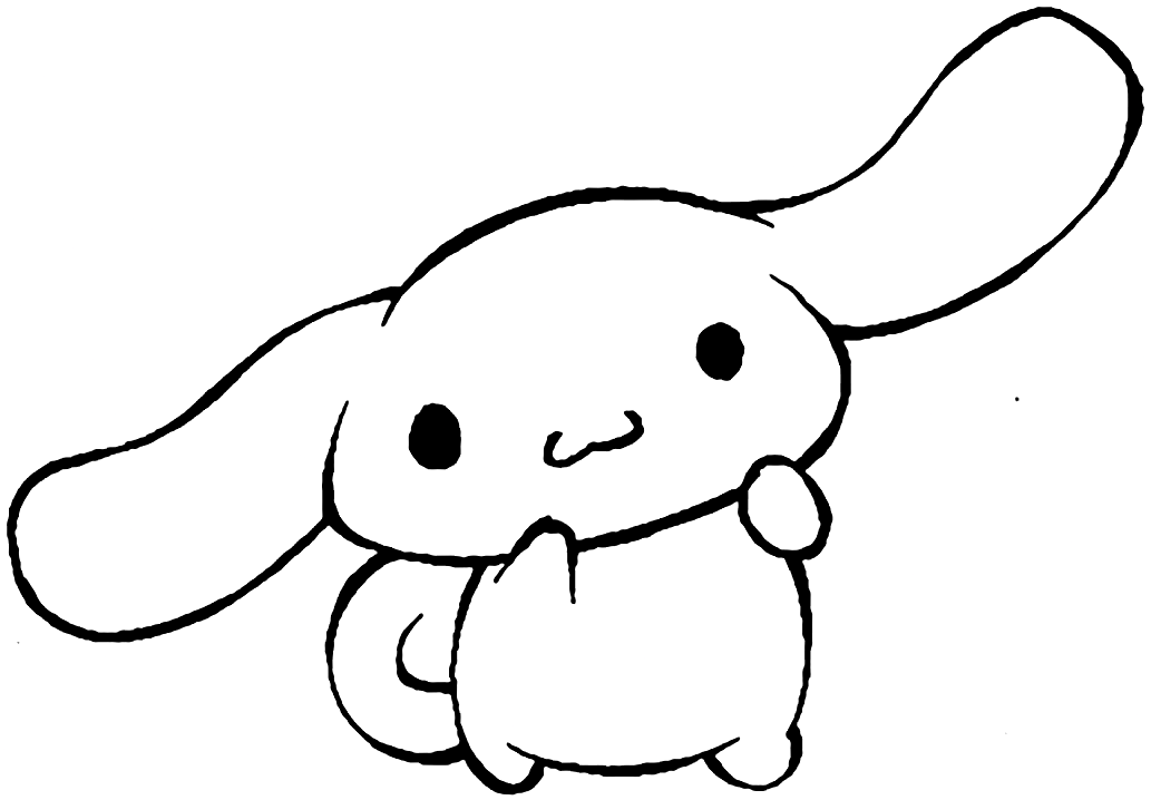 Adorable Cinnamoroll Coloring Pages