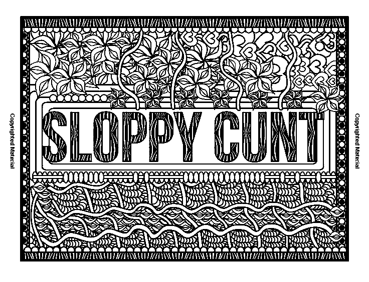 Adults Swear Word Coloring Pages