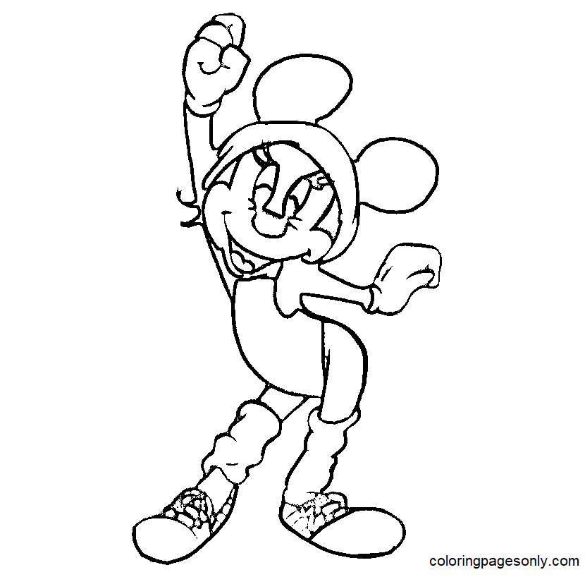 Aerobics Minnie Mouse from Aerobics
