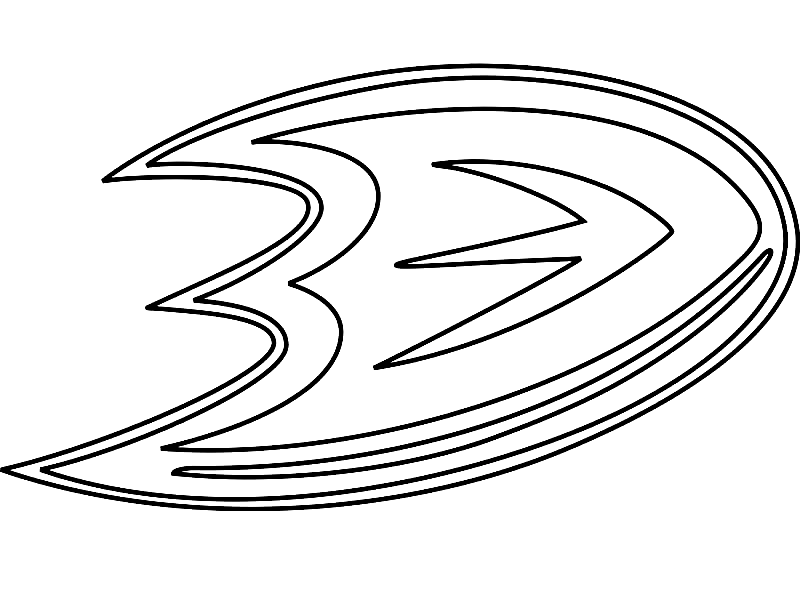 NHL 的阿纳海姆鸭队徽标