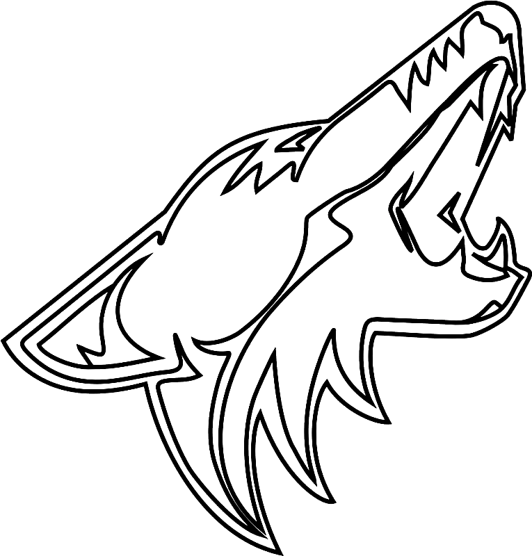 شعار أريزونا كويوتس من NHL
