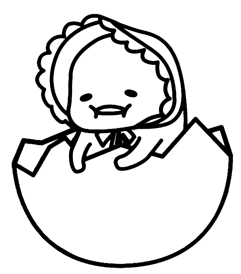 Gudetama Coloring Pages Printable