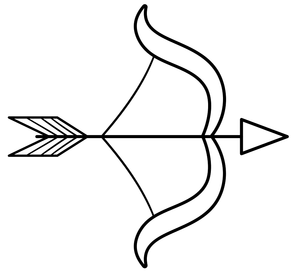 Arc avec flèche pour enfants de Tir à l'arc