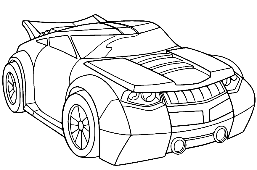 Bumblebee From Rescue Bots Coloring Pages