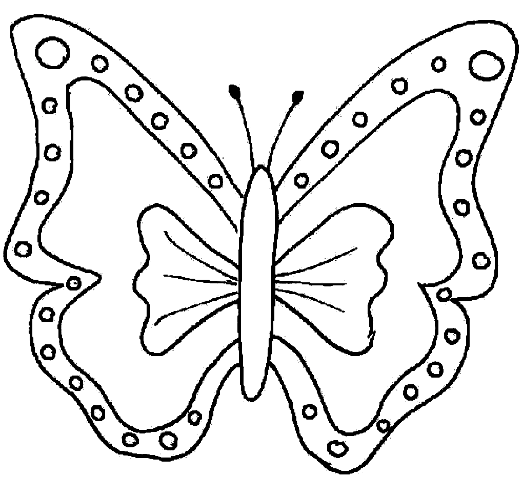 Butterfly Pictures Coloring Page