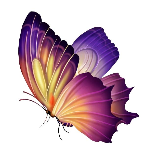 раскраски Милые солнечные зайчики и бабочка