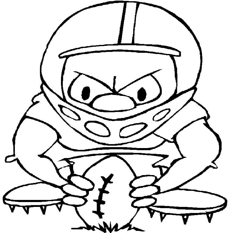 Joueur de rugby de dessin animé de Rugby