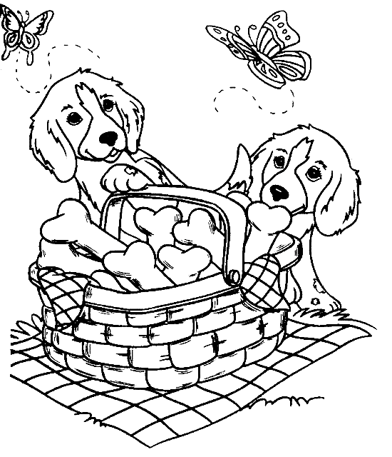 Casey and Candy Coloring Page - Free Printable Coloring Pages