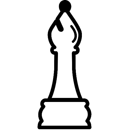 Ausmalbilder Schach Bischof