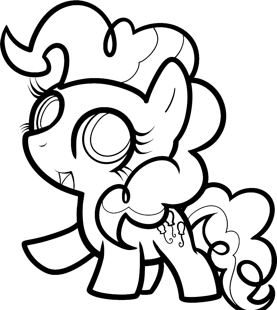 Chibi Pinkie Pie Coloring Pages