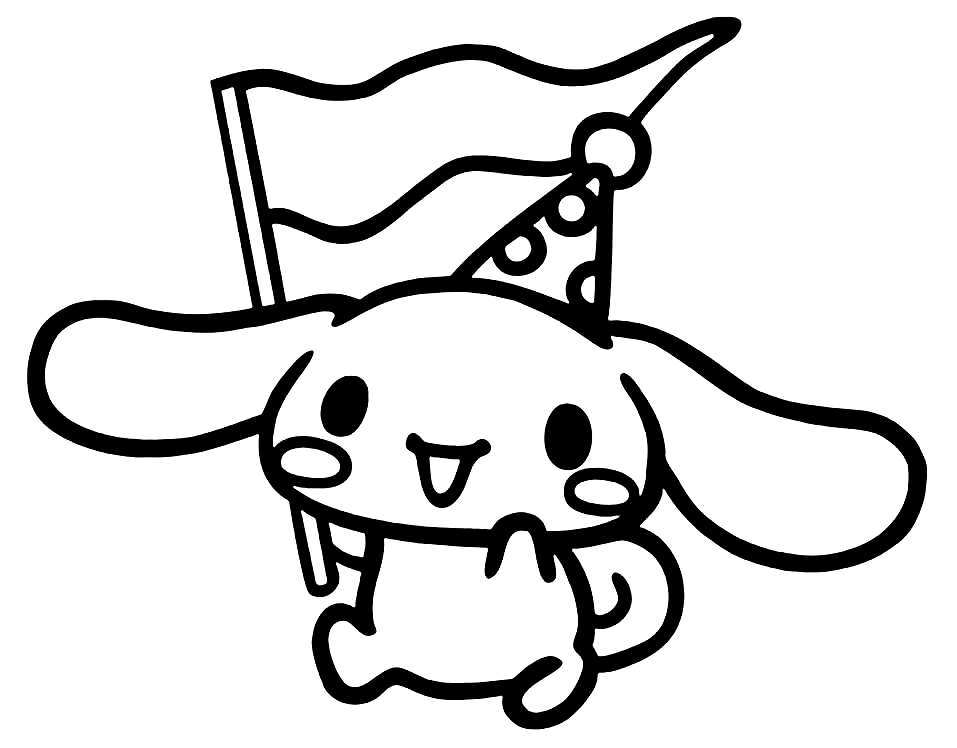 Cinnamoroll Smiling Coloring Pages