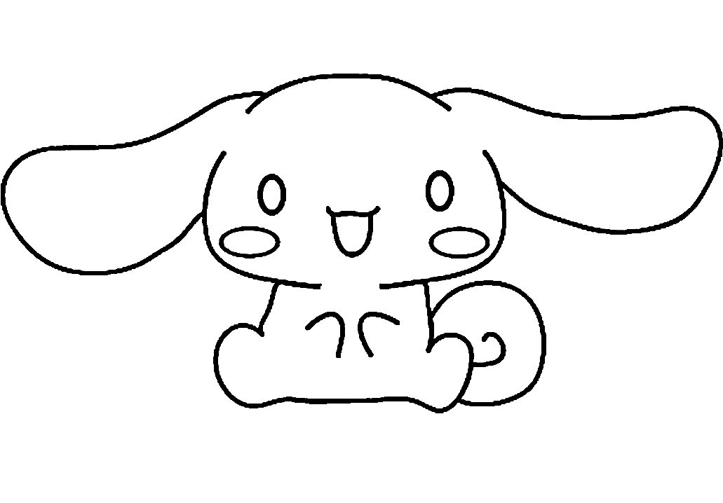 Cinnamoroll for Kids Coloring Page