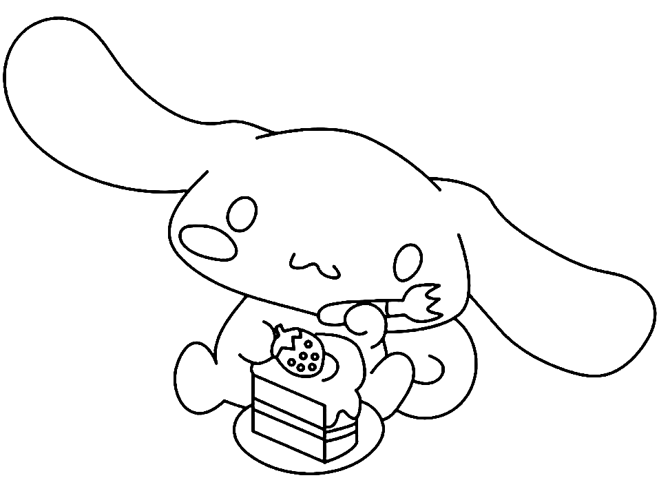 free cinnamoroll coloring pages