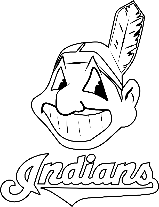 Cleveland Indians-logo van MLB