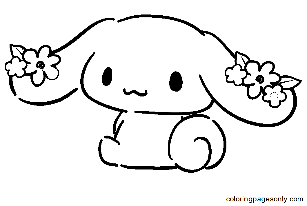 Printable Cinnamoroll Coloring Pages