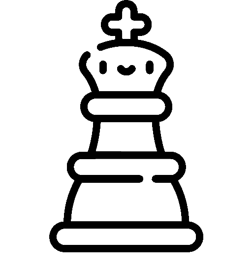 Simpatico pezzo degli scacchi del re di Chess