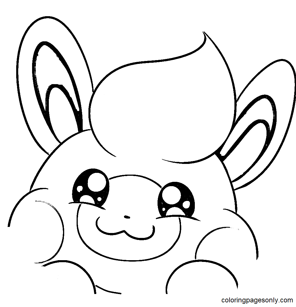 Cute Pawmi Coloring Page