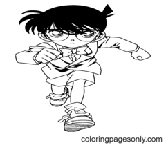 Dibujos Para Colorear De Detective Conan