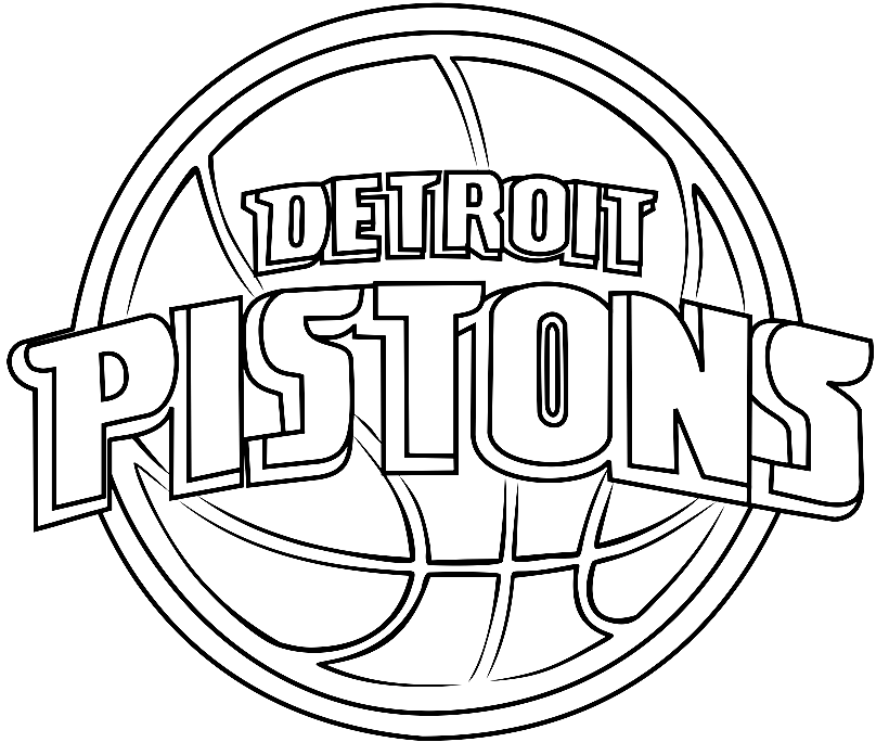Detroit Pistons-logo van NBA