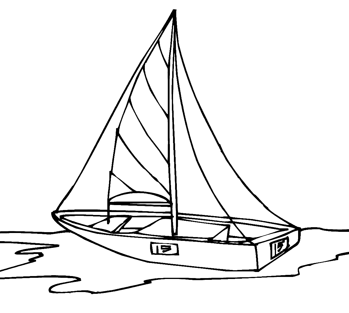 Beiboot von Sailing