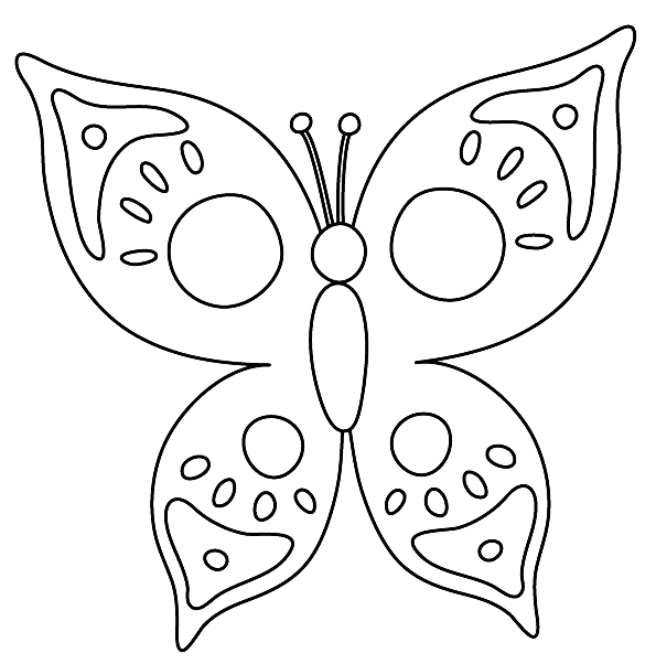 Download Butterfly Coloring Page