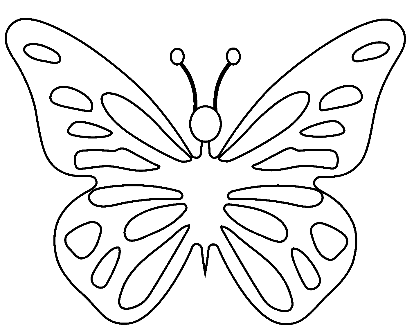 Makkelijke Vlinder voor Kinderen van Butterfly