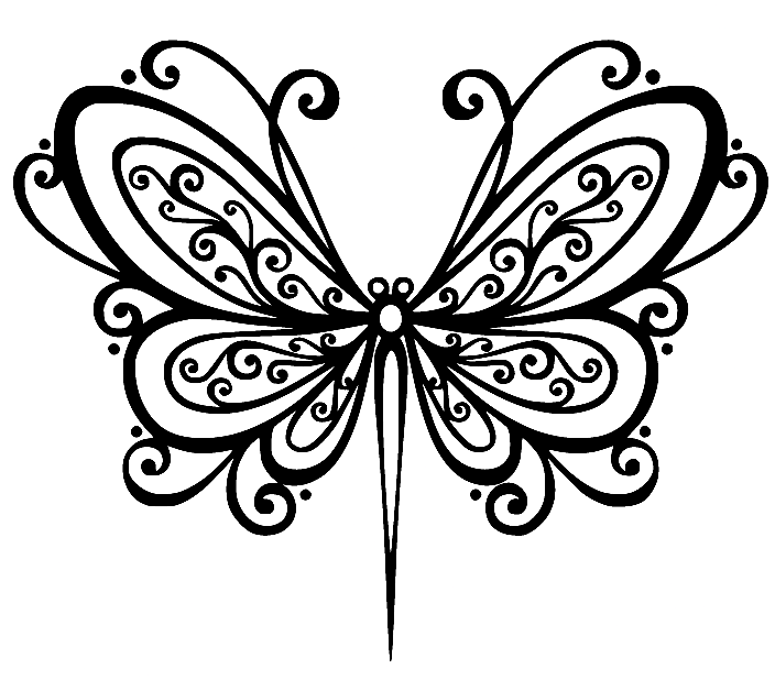 Prachtige vlinder van Butterfly