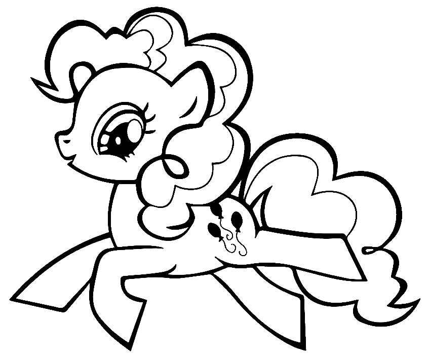 Free Pony Pinkie Pie Coloring Pages