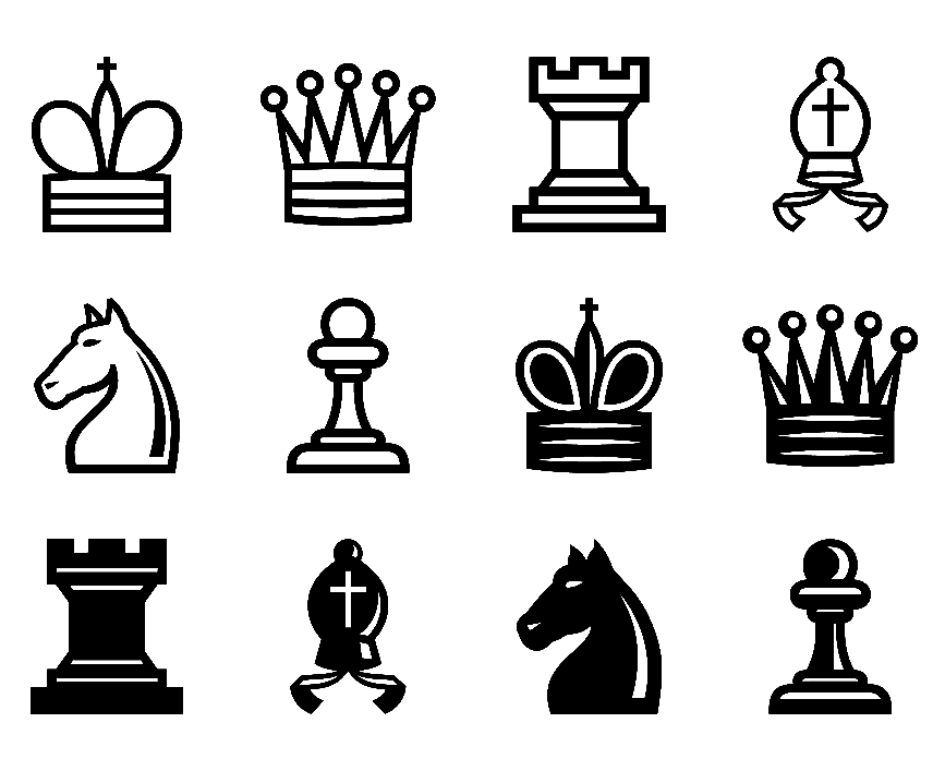 Ajedrez para imprimir gratis de Chess