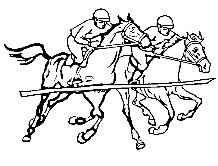 Бесплатная распечатка конного спорта от Equestrian Sports