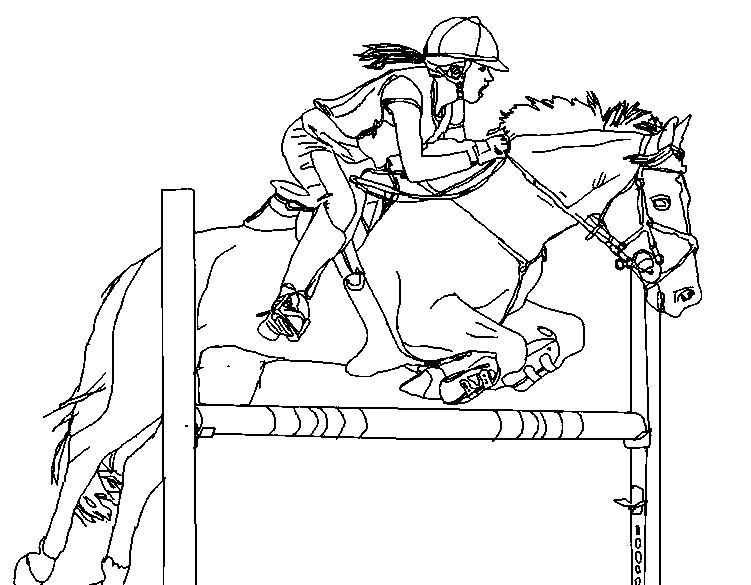 Kostenlose druckbare Pferderennen von Equestrian Sports