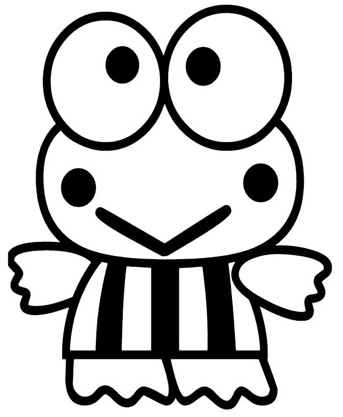 Free Printable Keroppi Coloring Page Free Printable Coloring Pages