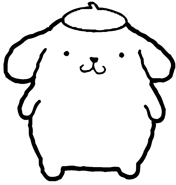 pompompurin-coloring-sheet