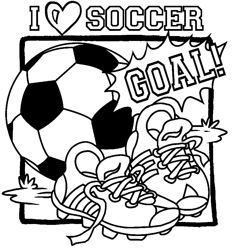 Free Printable Soccer Coloring Page Free Printable Coloring Pages Free Printable Soccer Coloring Page Free Printable Coloring Pages