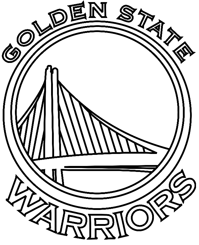 Logo der Golden State Warriors von der NBA