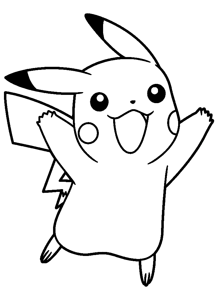 Pokemon Pikachu felice di Pikachu
