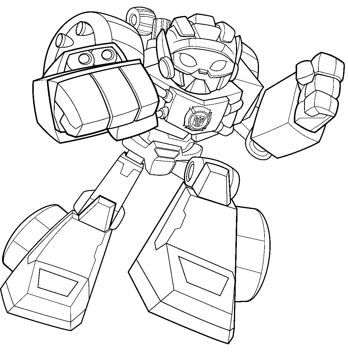 Optimus Prime Rescue Bots Academy Coloring Pages - Rescue Bots Coloring ...