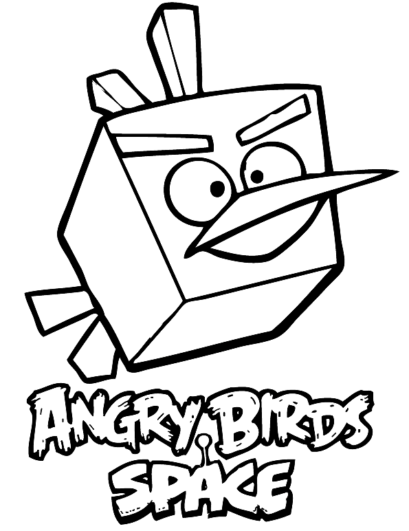 Ледяная птица Angry Birds Space из Angry Birds Space
