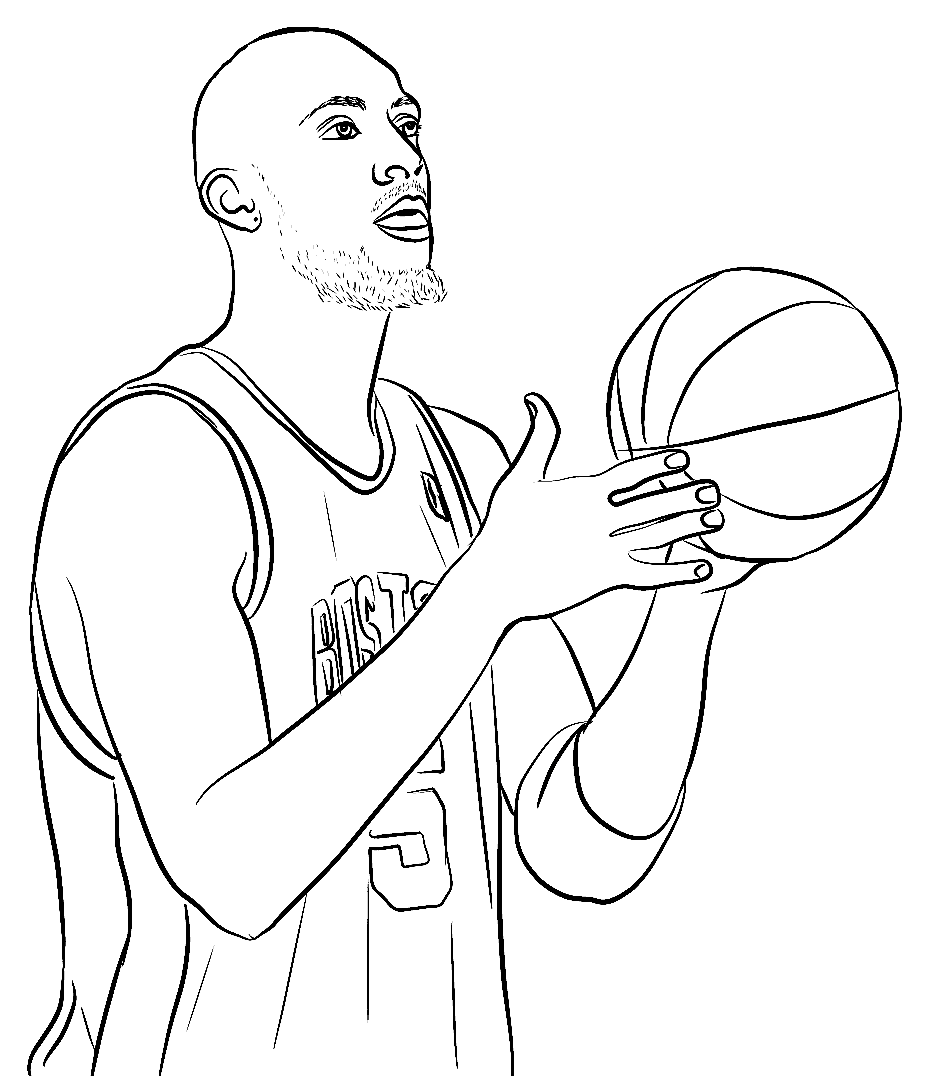 Kevin Garnett Coloring Page