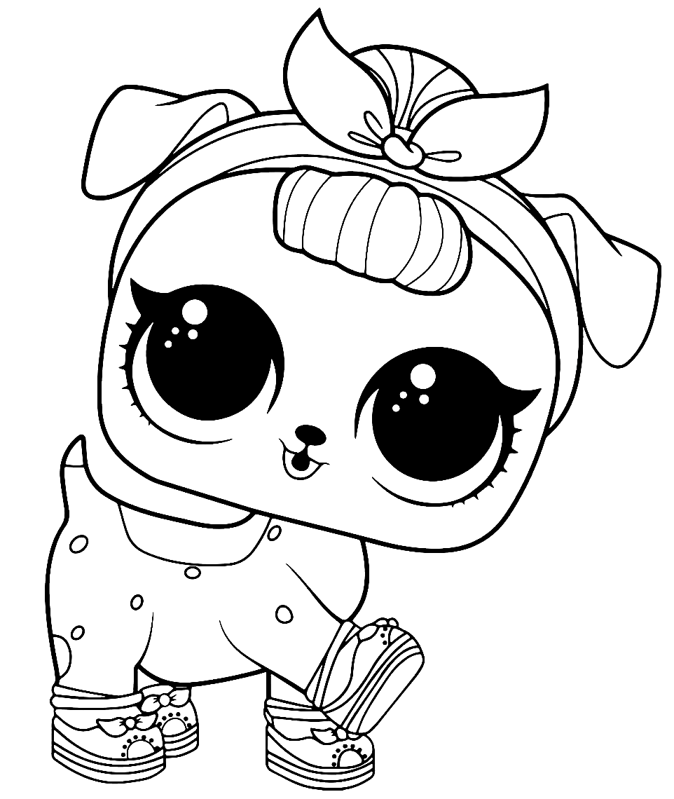 Lol Suprise Doll Precious Meow Coloring Pages - LOL Pets Coloring Pages -  Coloring Pages for Kids and Adults