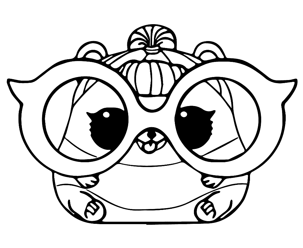 LOL Pets Trouble Squeaker Coloring Page