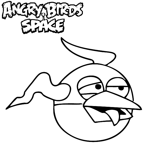 Lightning Blues Angry Birds-ruimte van Angry Birds-ruimte