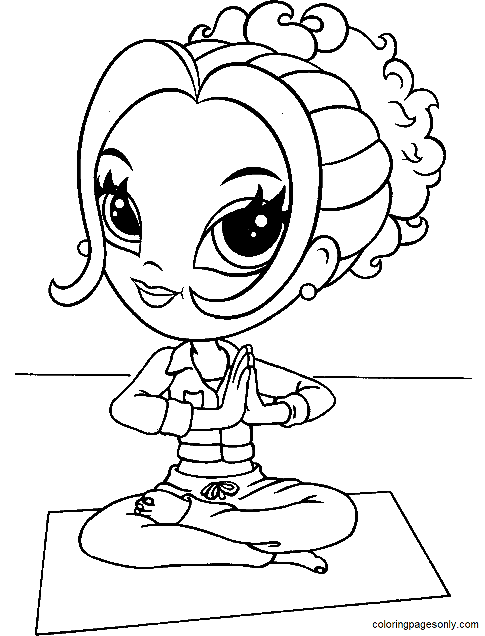 Yoga Coloring Pages - Free Printable Coloring Pages