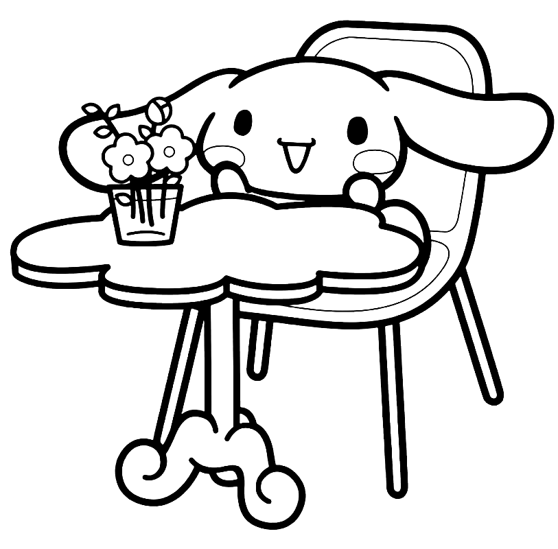 Printable Cinnamoroll Coloring Pages