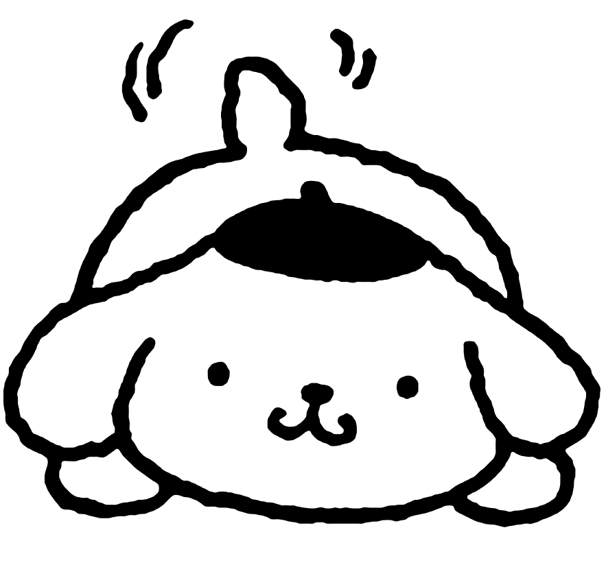 Lovely Pompompurin Coloring Pages