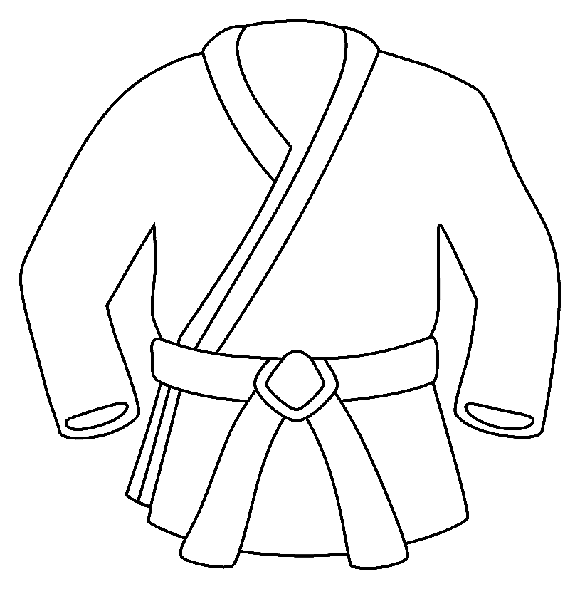 Kampfsportuniform von Martial Arts